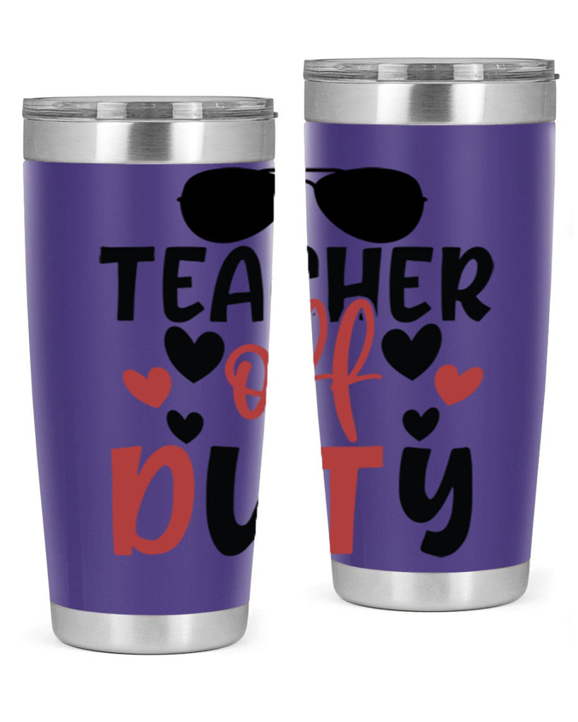 teacher off duty Style 205#- teacher- tumbler