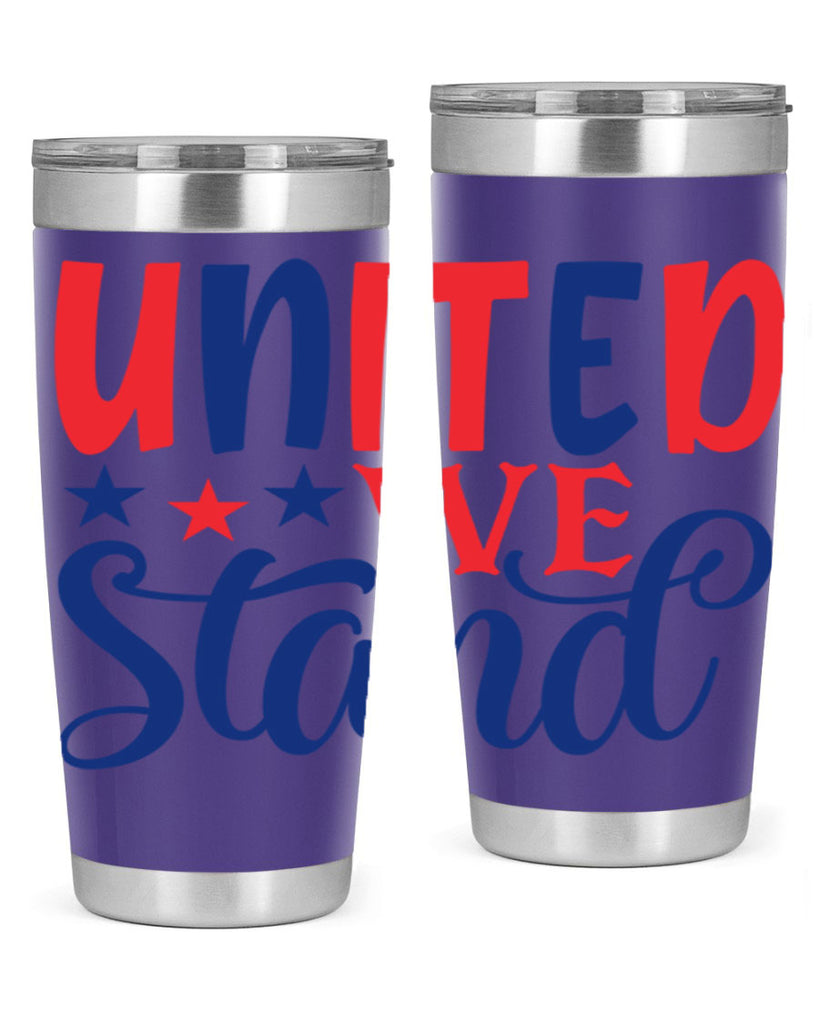 united we stand Style 75#- Fourt Of July- Tumbler