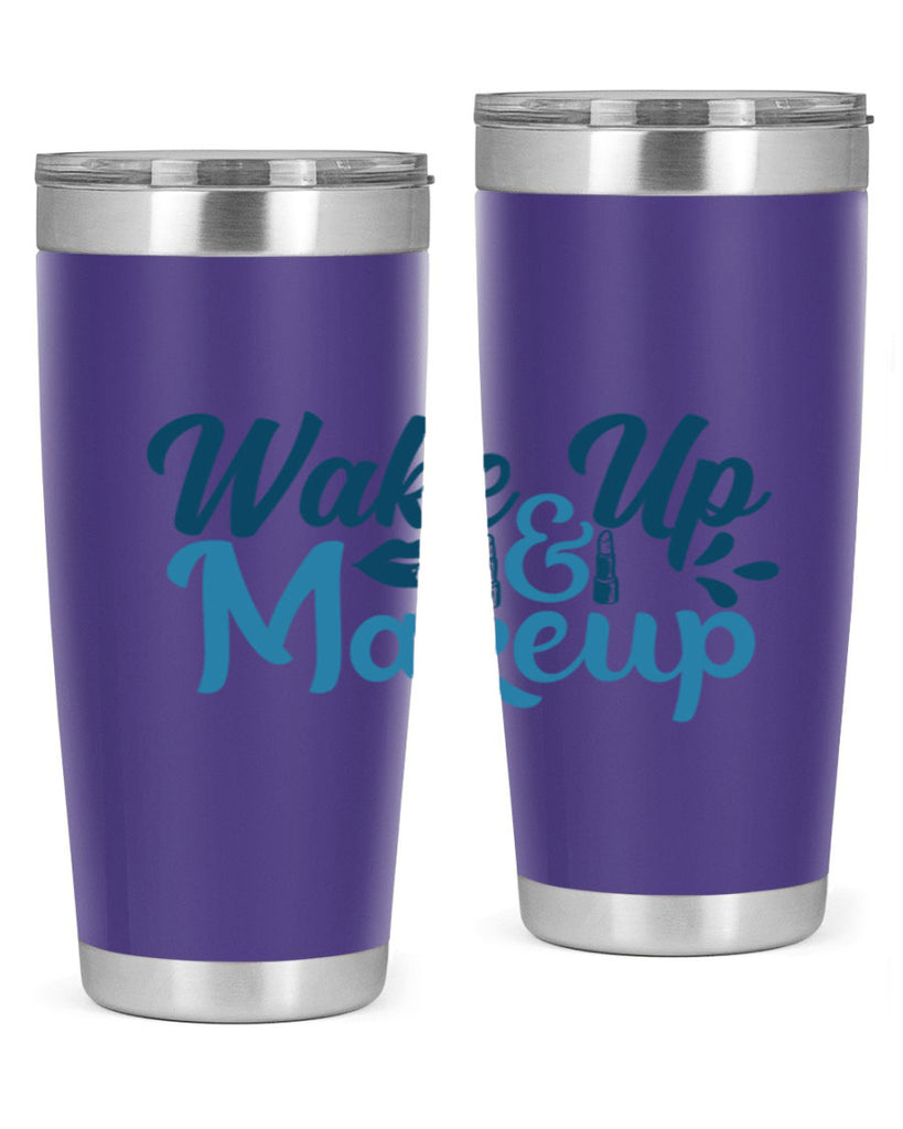 wake up and makeup 55#- bathroom- Tumbler