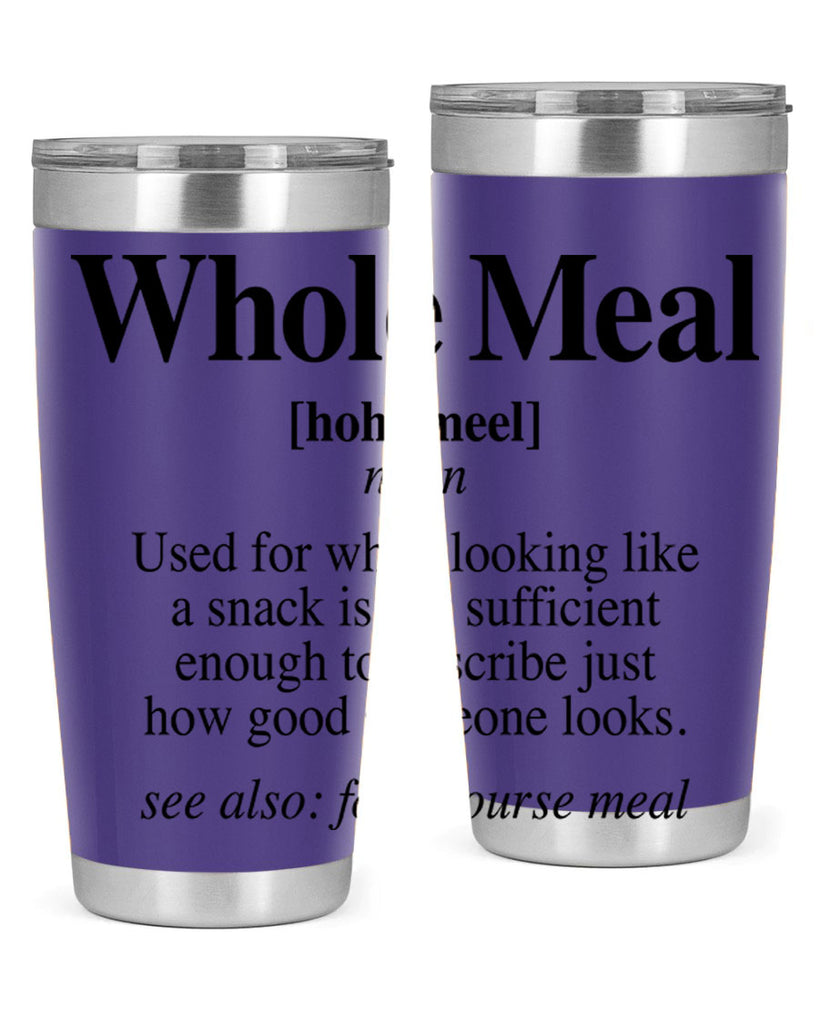 whole meal 10#- black words phrases- Cotton Tank