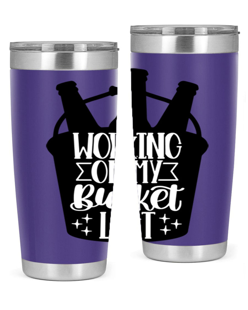 working on my bucket list 14#- beer- Tumbler