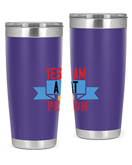 yes i am acat person Style 123#- cat- Tumbler