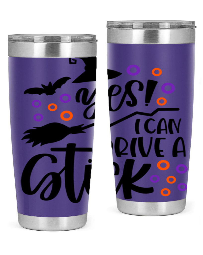 yes i can drive a stick 3#- halloween- Tumbler