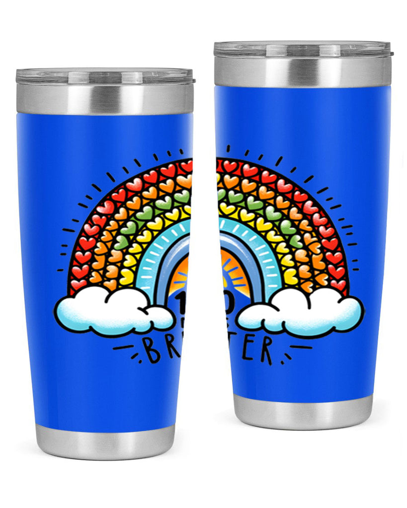 100 Days Brighter PNG 29#- 100 days of school- Tumbler