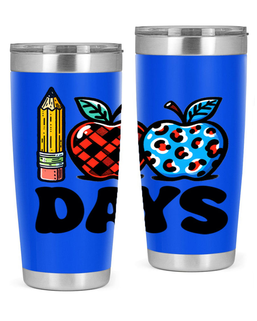 100th day of school Apple 38#- 100 days of school- Tumbler