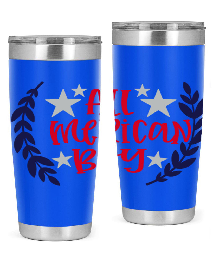 All Merican Boy Style 143#- Fourt Of July- Tumbler