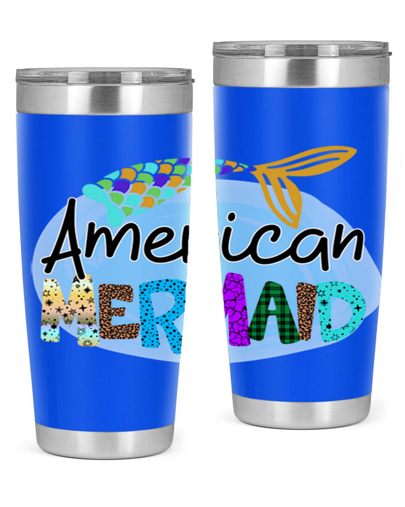 American Mermaid 14#- mermaid- Tumbler