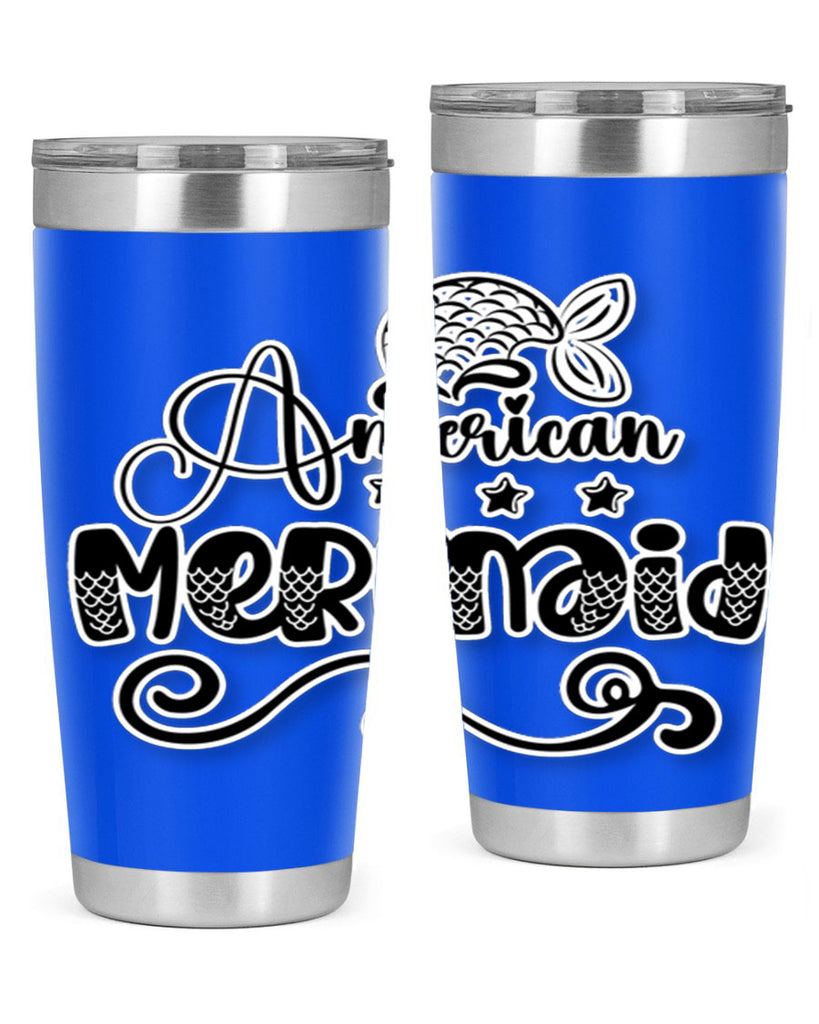 American Mermaid 15#- mermaid- Tumbler