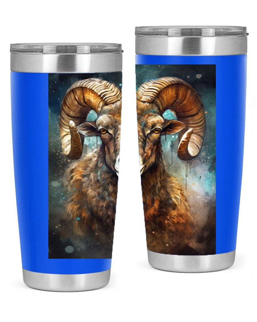 Aries 54#- zodiac- Tumbler