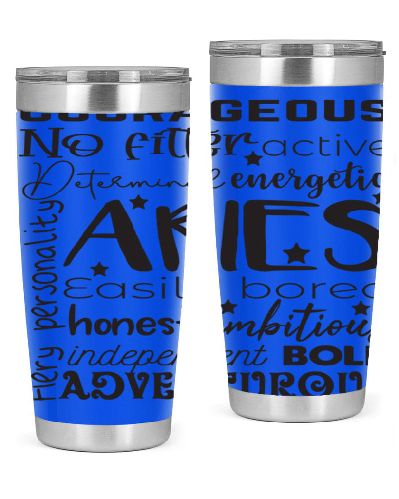 Aries 564#- zodiac- Tumbler