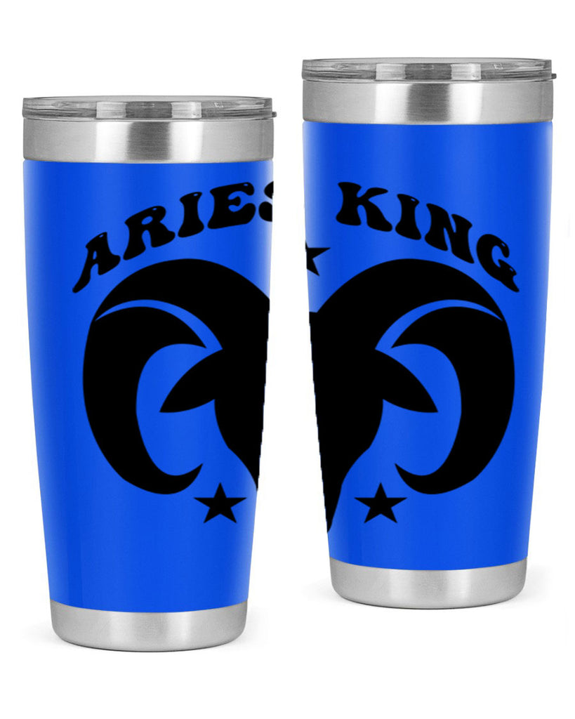Aries king 110#- zodiac- Tumbler