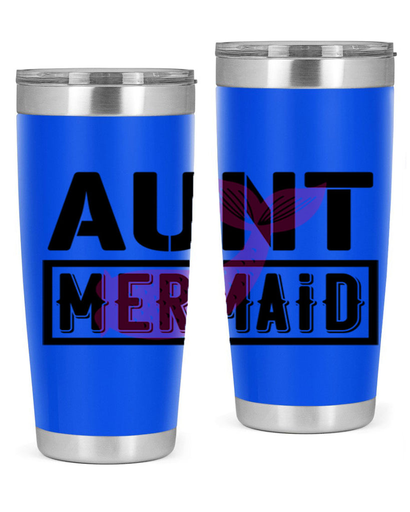 Aunt mermaid 17#- mermaid- Tumbler