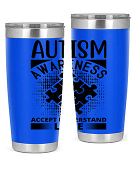 Autism awareness Style 43#- autism- Tumbler
