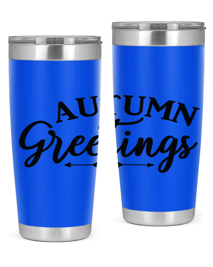 Autumn Greetings 16#- fall- Tumbler