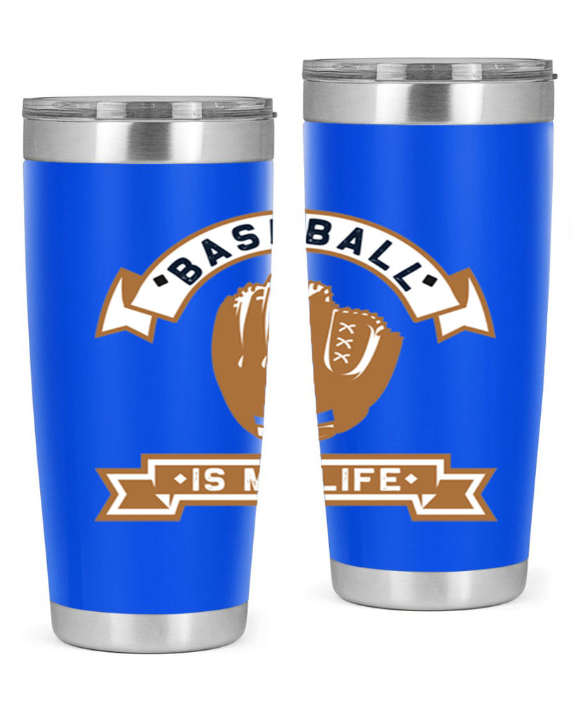 Baseball is 1445#- baseball- Tumbler