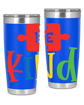 Be Kind Style 9#- autism- Tumbler