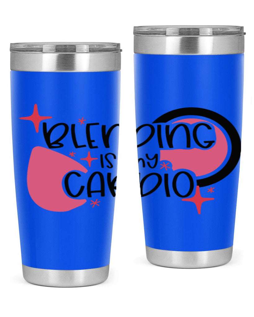 Blending Is My Cardio Style 128#- make up- Tumbler