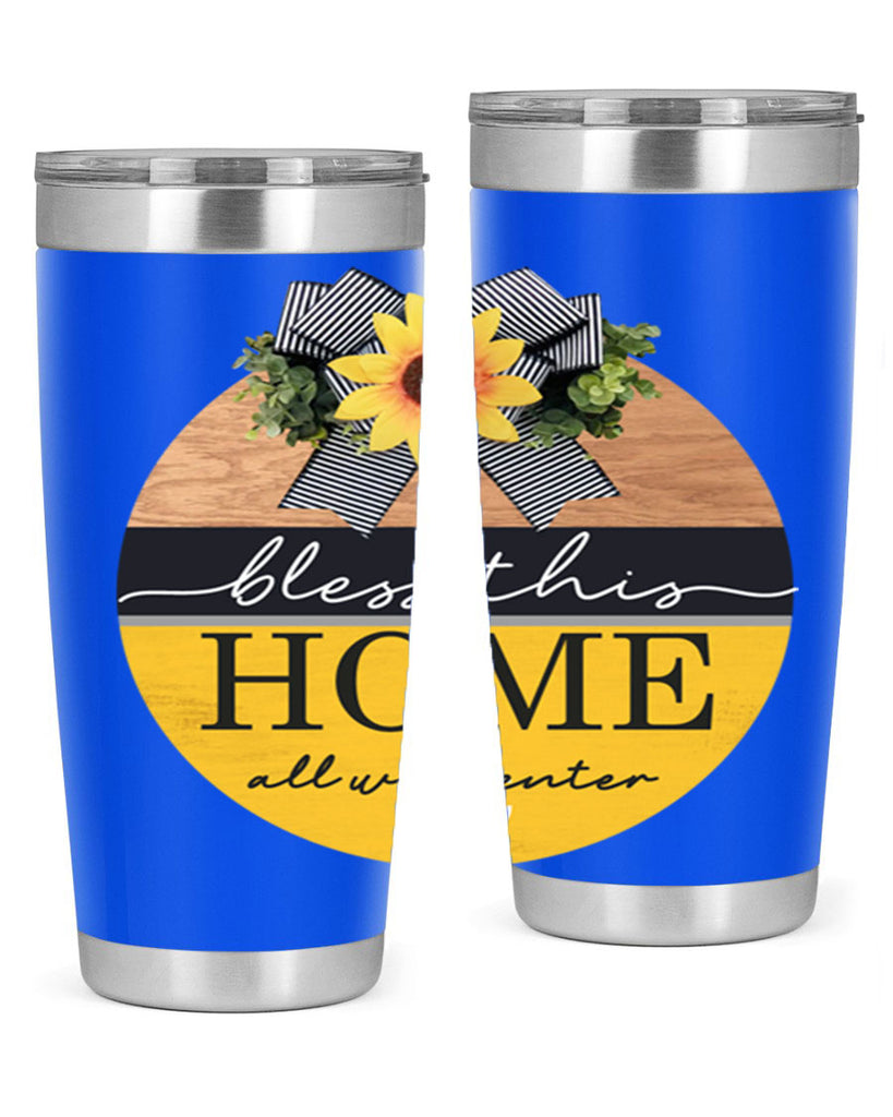 Bless this Home and all Mockup56#- spring- Tumbler