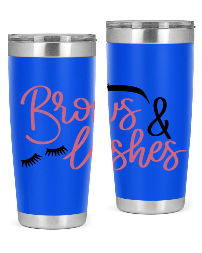 Brows Lashes Style 122#- make up- Tumbler