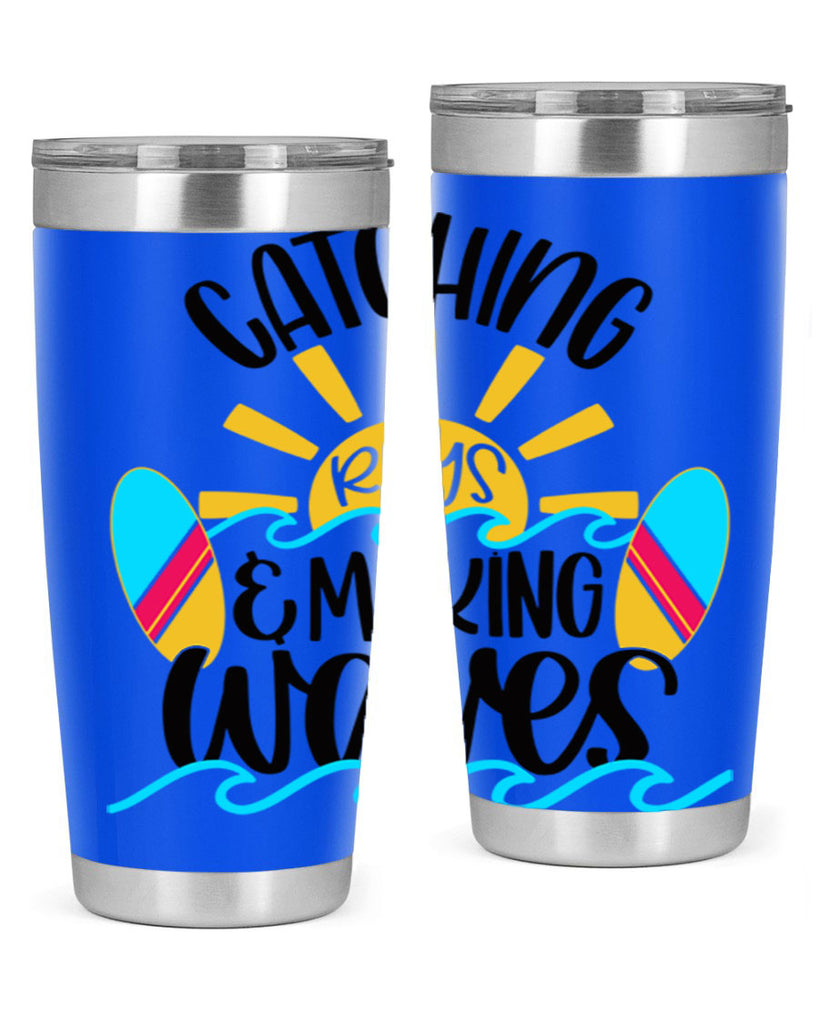 Catching Rays Making Waves Style 49#- summer- Tumbler