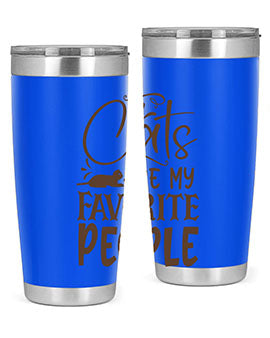 Cats Are My Favorite People Style 7#- cat- Tumbler