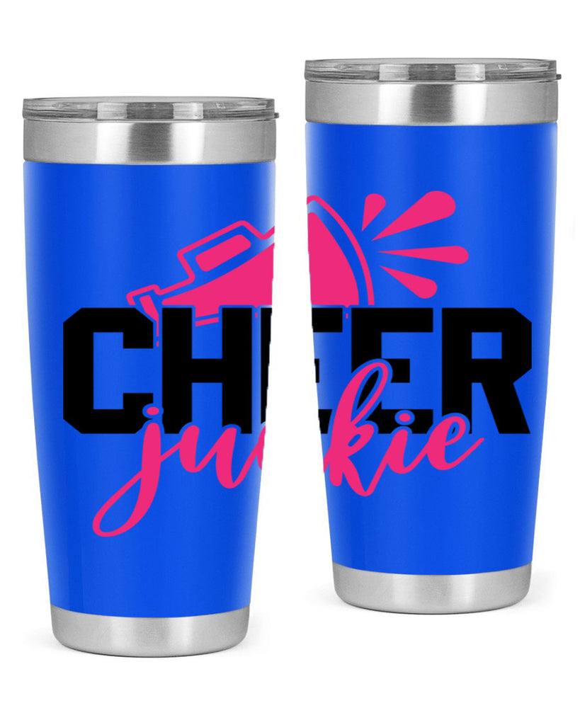 Cheer junkie 1390#- cheer- Tumbler