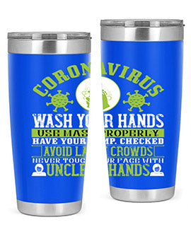 Coronavirus Wash Your Hands Use Style 1#- corona virus- Tumbler
