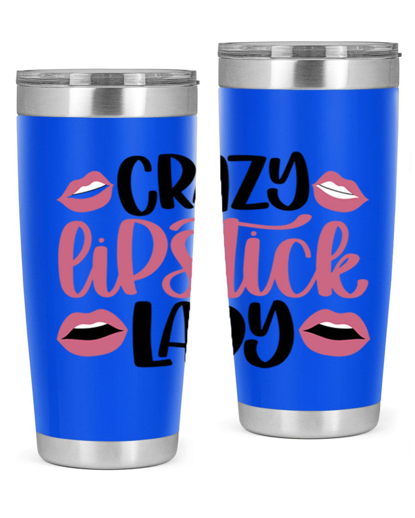 Crazy Lipstick Lady Style 107#- make up- Tumbler