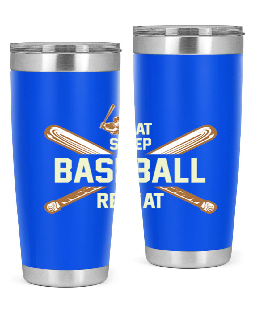 Eat 1285#- baseball- Tumbler