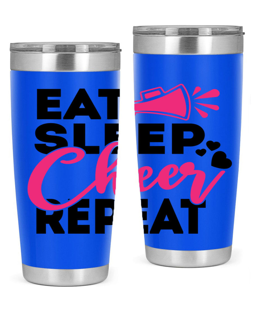 Eat Sleep Cheer Repeate 1315#- cheer- Tumbler