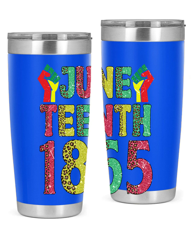 Fist Juneteenth Since 1865 Design Png 10#- Juneteenth- tumbler