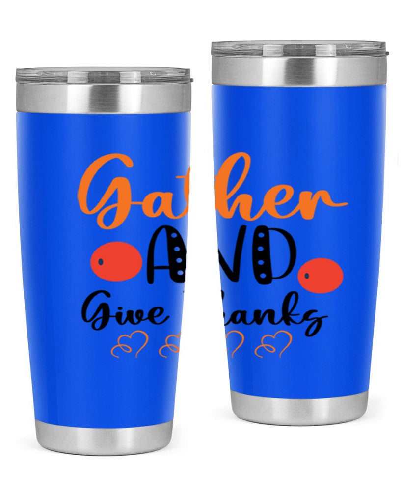 Gather And Give Thanks 188#- fall- Tumbler