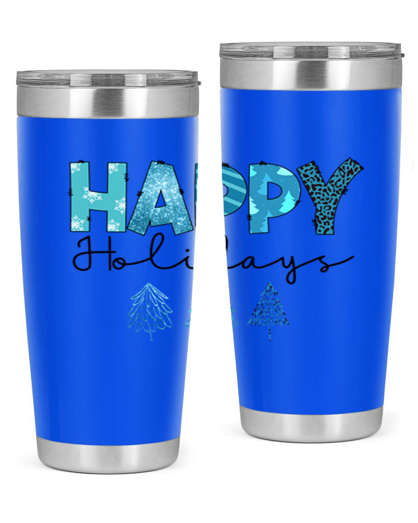 Happy Holidays 140#- winter- Tumbler