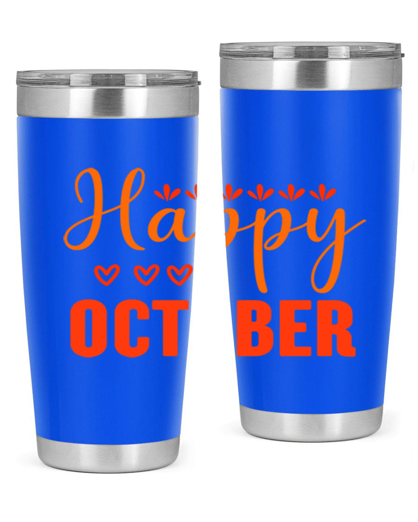 Happy October Design 237#- fall- Tumbler