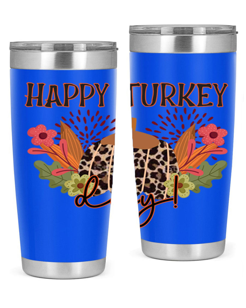 Happy turkey day 253#- fall- Tumbler