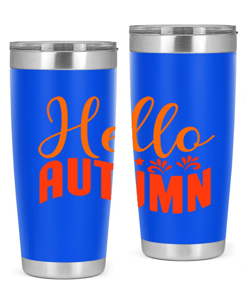 Hello Autumn Design 268#- fall- Tumbler