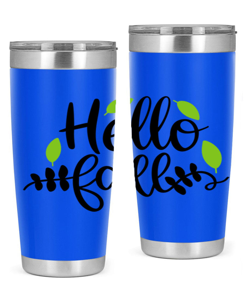 Hello Fall 283#- fall- Tumbler
