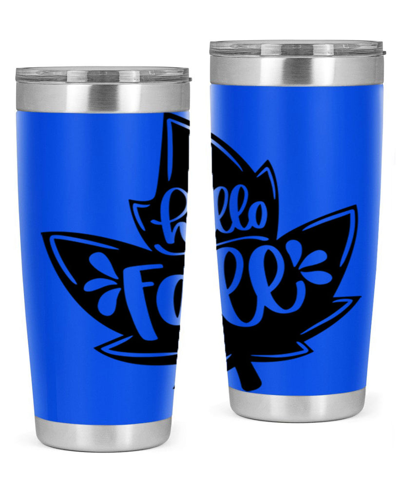 Hello Fall 494#- fall- Tumbler