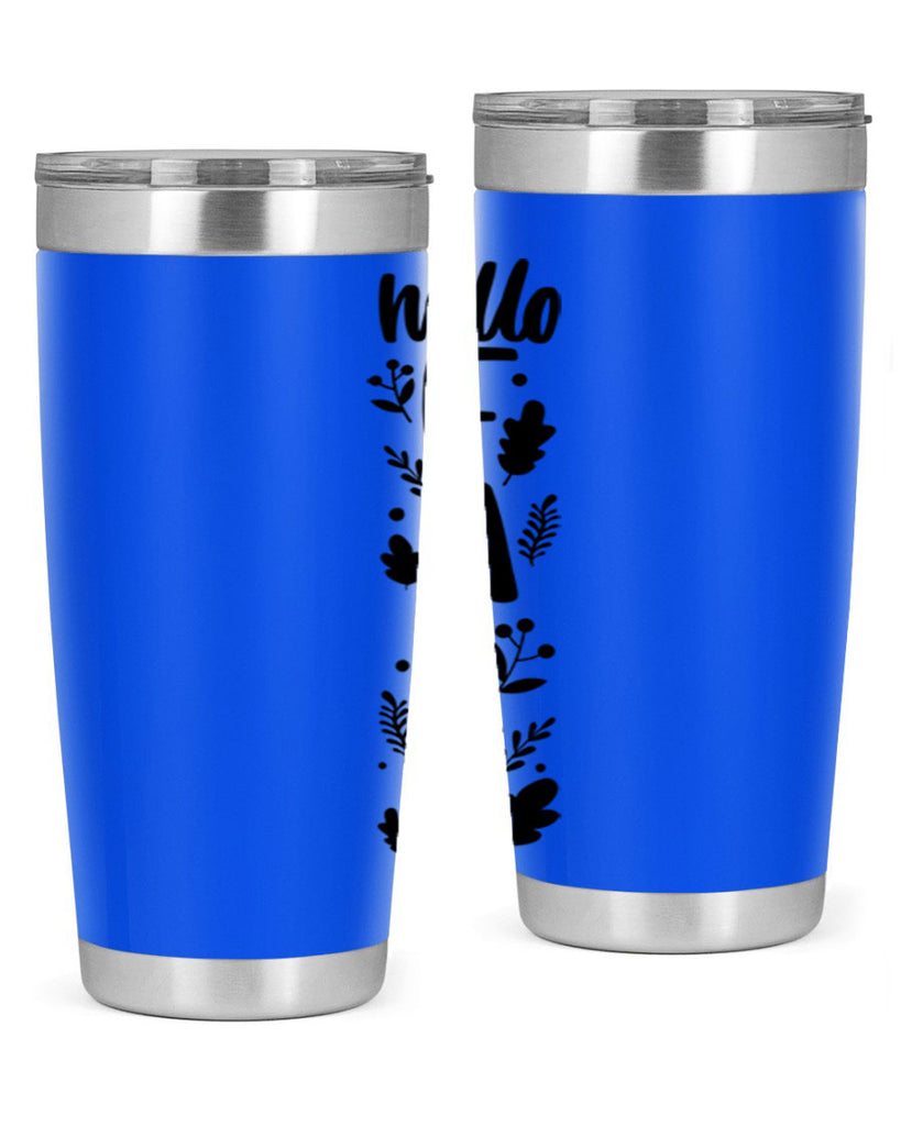 Hello Fall 495#- fall- Tumbler