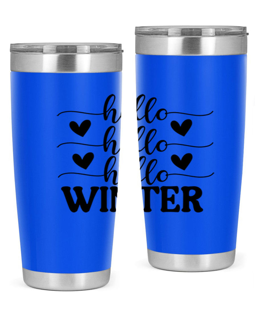 Hello Winter 167#- winter- Tumbler
