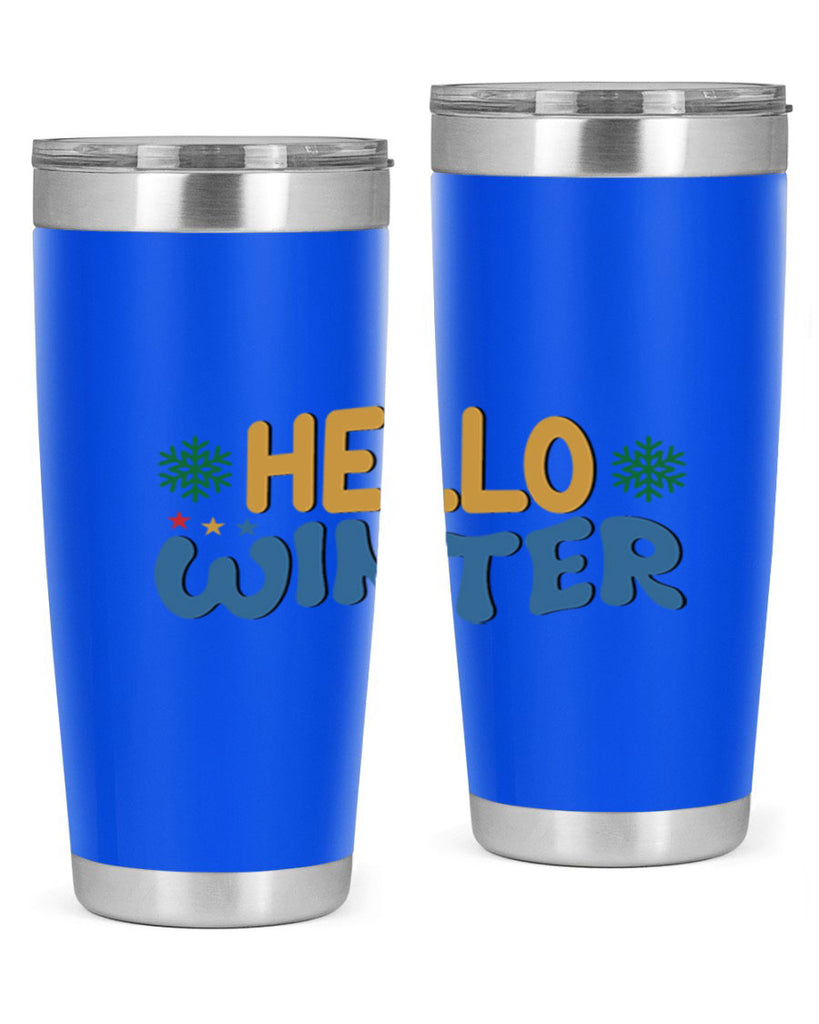 Hello Winter 181#- winter- Tumbler