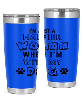 Im Just A Style 39#- dog- Tumbler