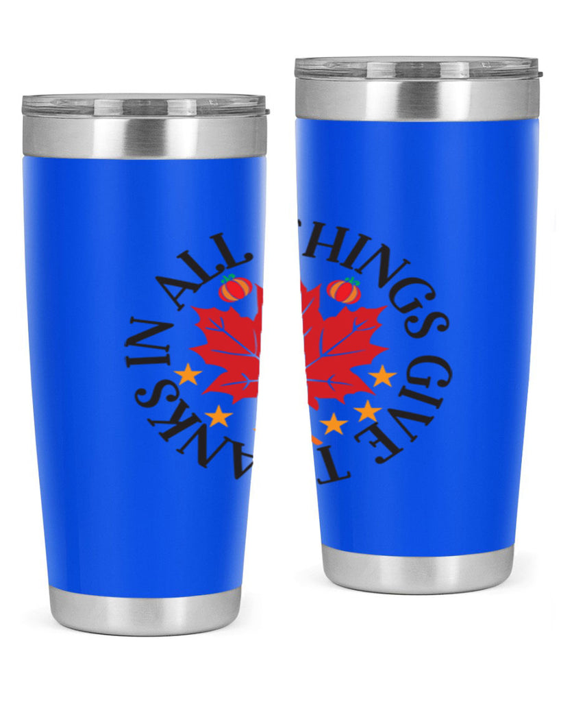 Inallthingsgivethanks 353#- fall- Tumbler
