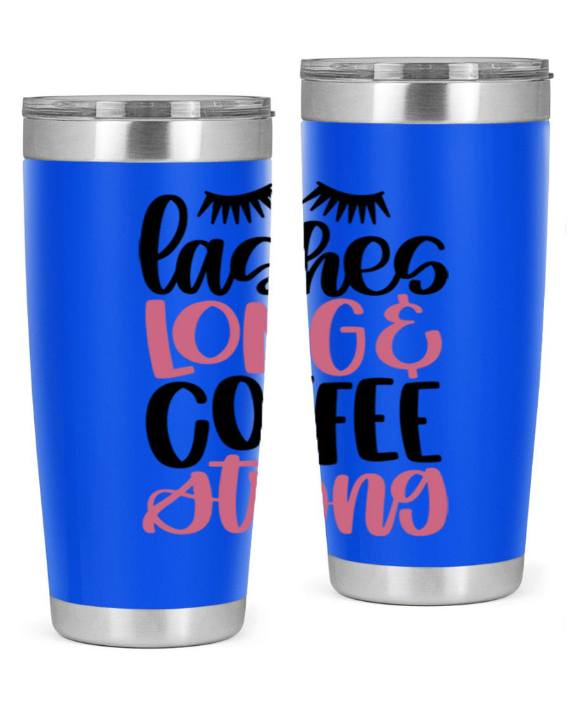 Lashes Long Coffee Strong Style 67#- make up- Tumbler