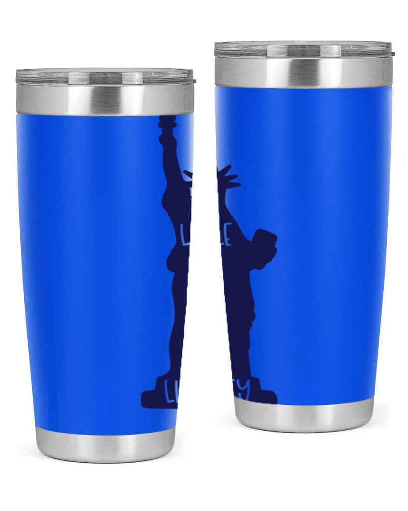 Little Miss Liberty Style 163#- Fourt Of July- Tumbler