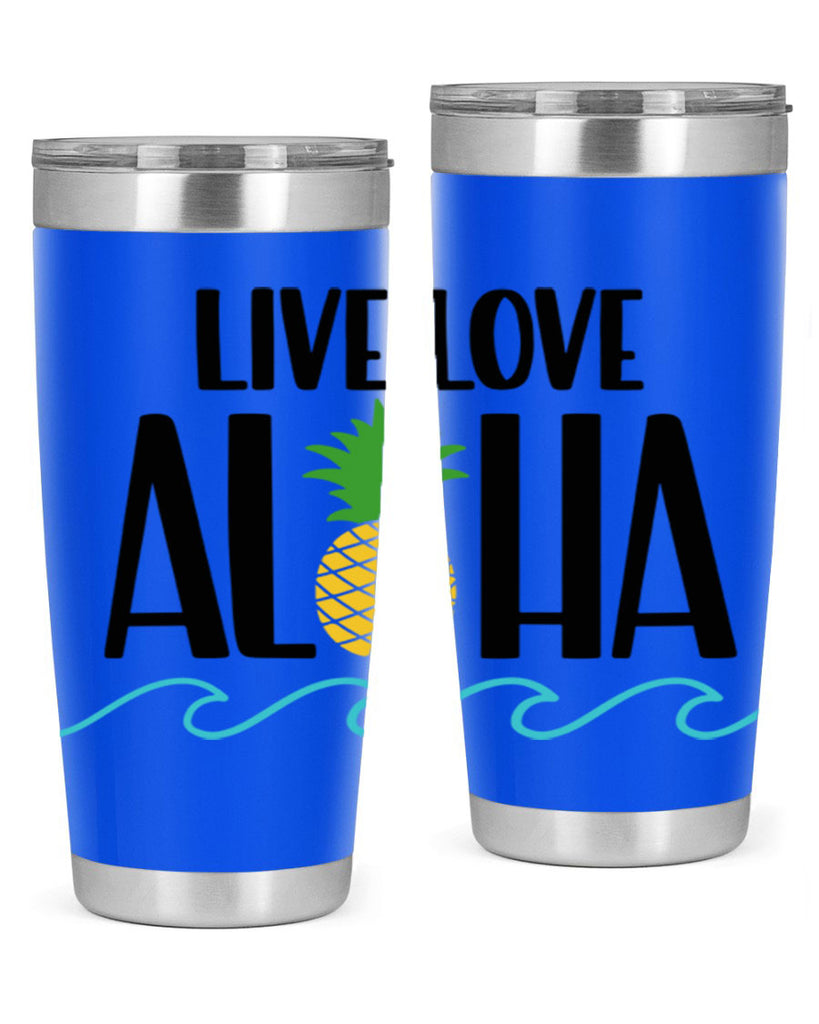 Live Love Aloha Style 30#- summer- Tumbler