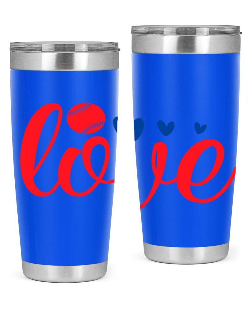 Love 2052#- baseball- Tumbler