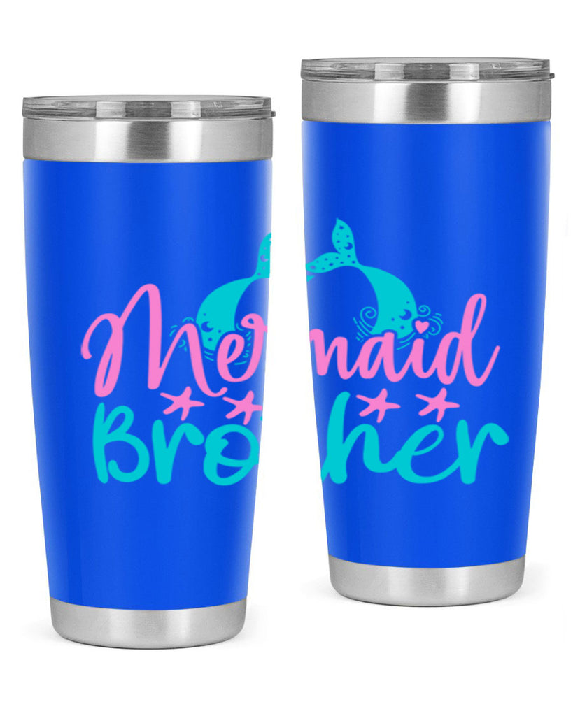 Mermaid Brother 354#- mermaid- Tumbler