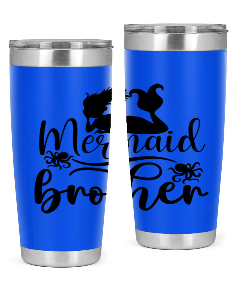 Mermaid Brother 355#- mermaid- Tumbler