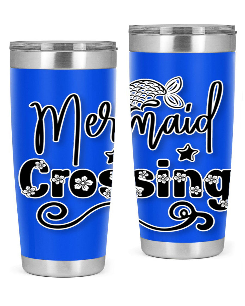 Mermaid Crossing 400#- mermaid- Tumbler